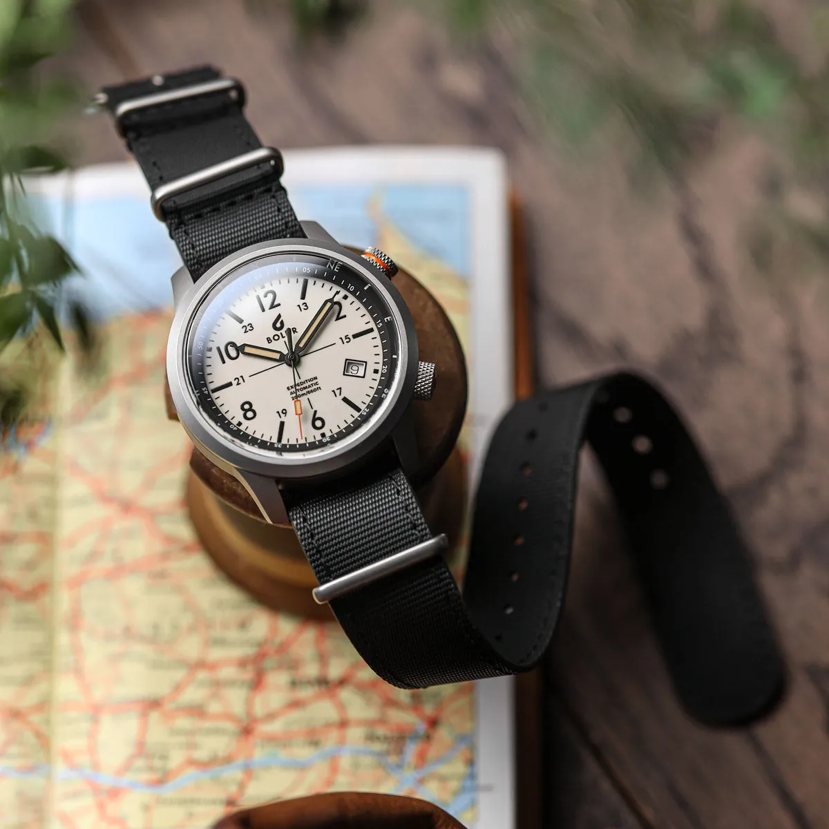 1973 British Military Watch Strap: TYPHOON Sailcloth - Polished