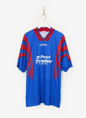 90s Adidas Shirt #9 | Percival x Classic Football Shirts | Blue