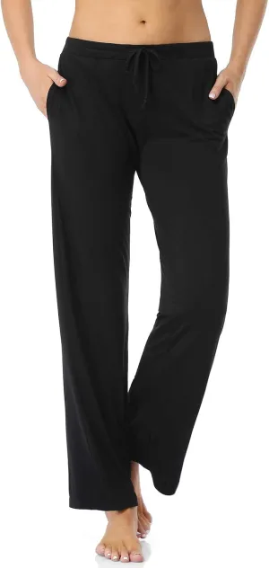 Air Curvey Casual Womens Pants Soft Lounge Pants Sleep Pajama Bottoms With Pocket