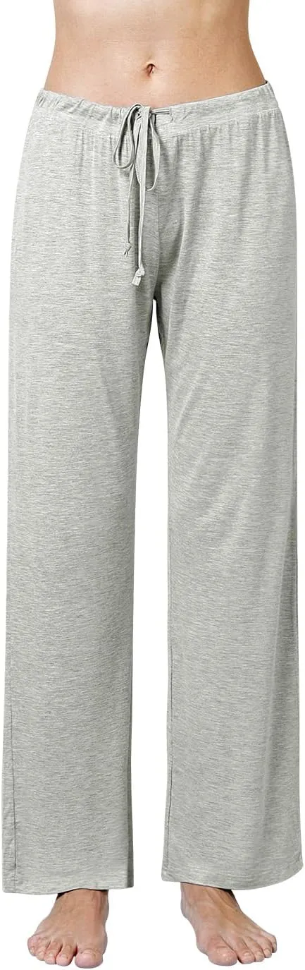 Air Curvey Casual Womens Pants Soft Lounge Pants Sleep Pajama Bottoms With Pocket