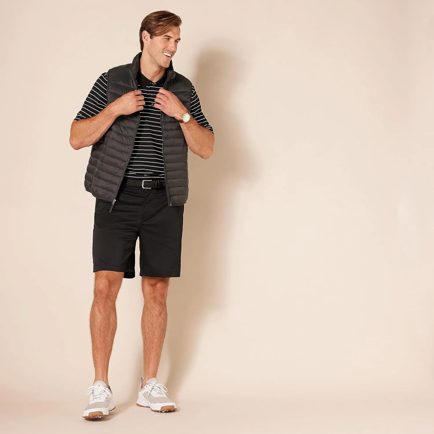 Amazon Essentials Men's Classic-Fit Stretch Golf Short (Available in Big & Tall)