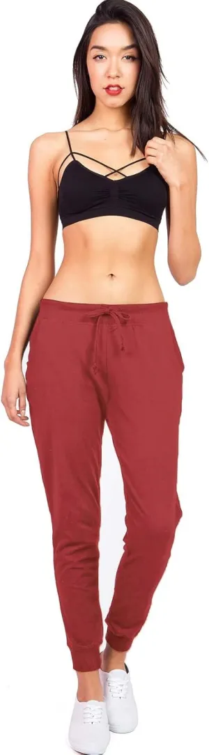 Ambiance Women's Juniors Soft Jogger Pants