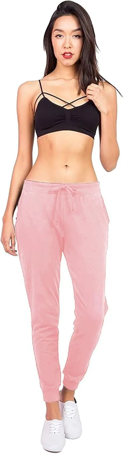 Ambiance Women's Juniors Soft Jogger Pants