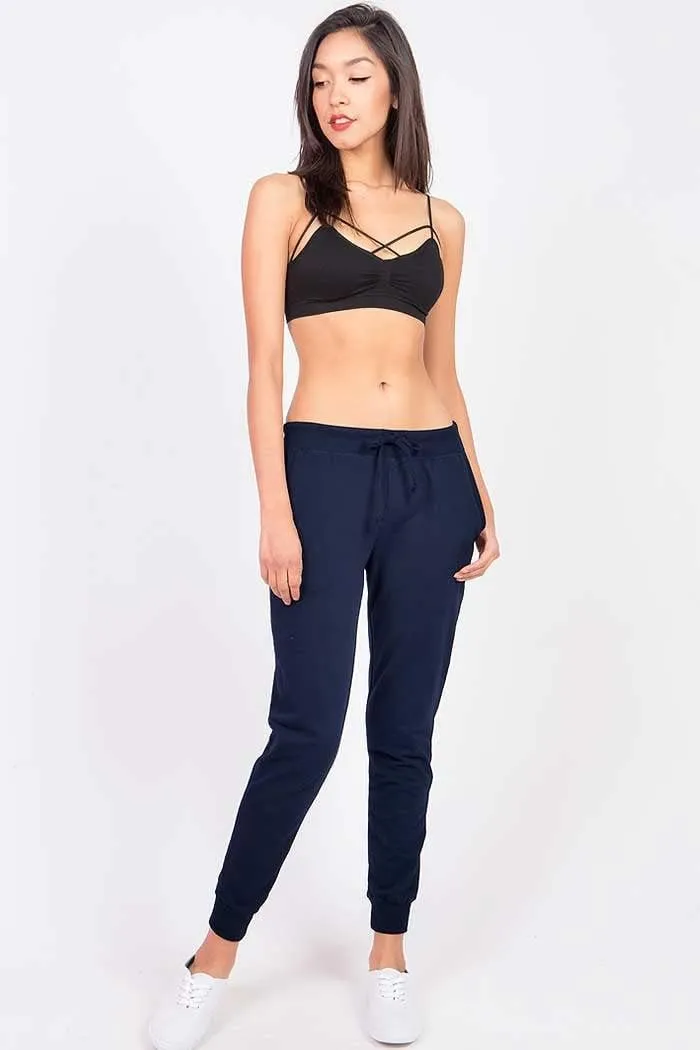 Ambiance Women's Juniors Soft Jogger Pants
