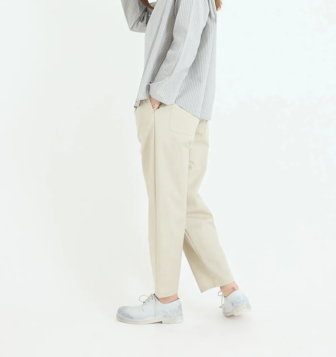 Apuntob Trousers in Chalk
