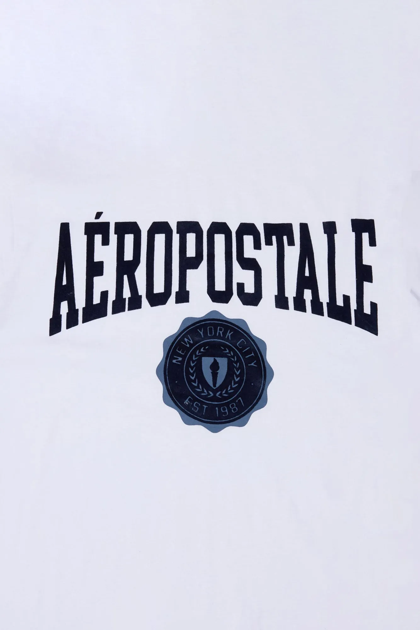 Aéropostale Graphic Flocked Tee