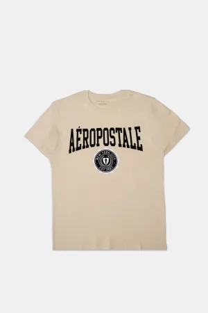 Aéropostale Graphic Flocked Tee