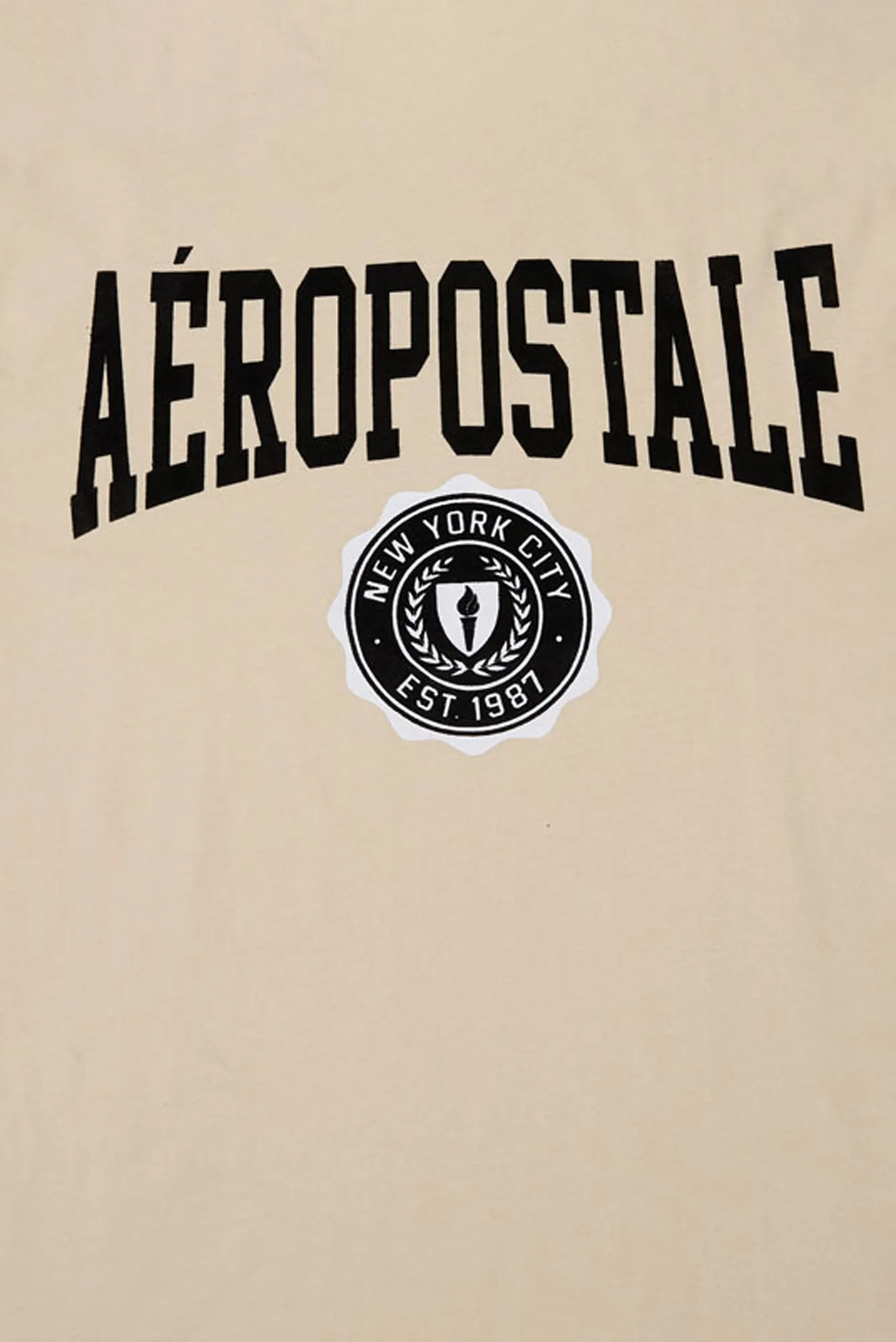 Aéropostale Graphic Flocked Tee
