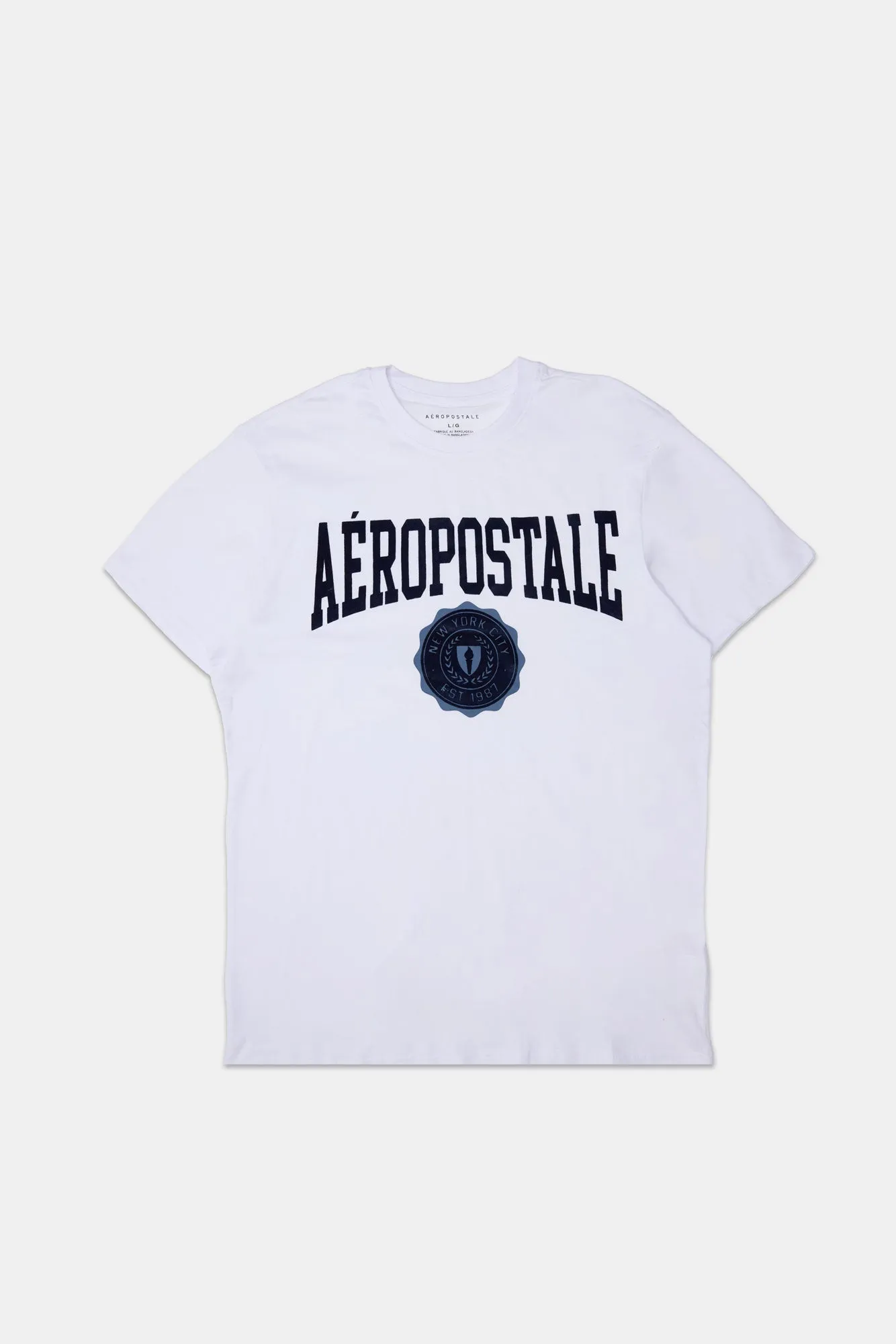 Aéropostale Graphic Flocked Tee