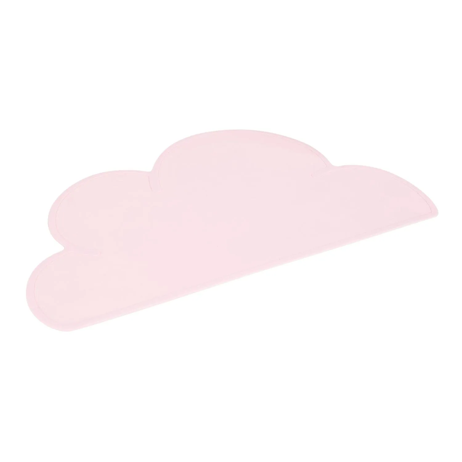 Baby Moo Cloud Shaped Kids Dining Table Silicone Waterproof Placemat - Pink