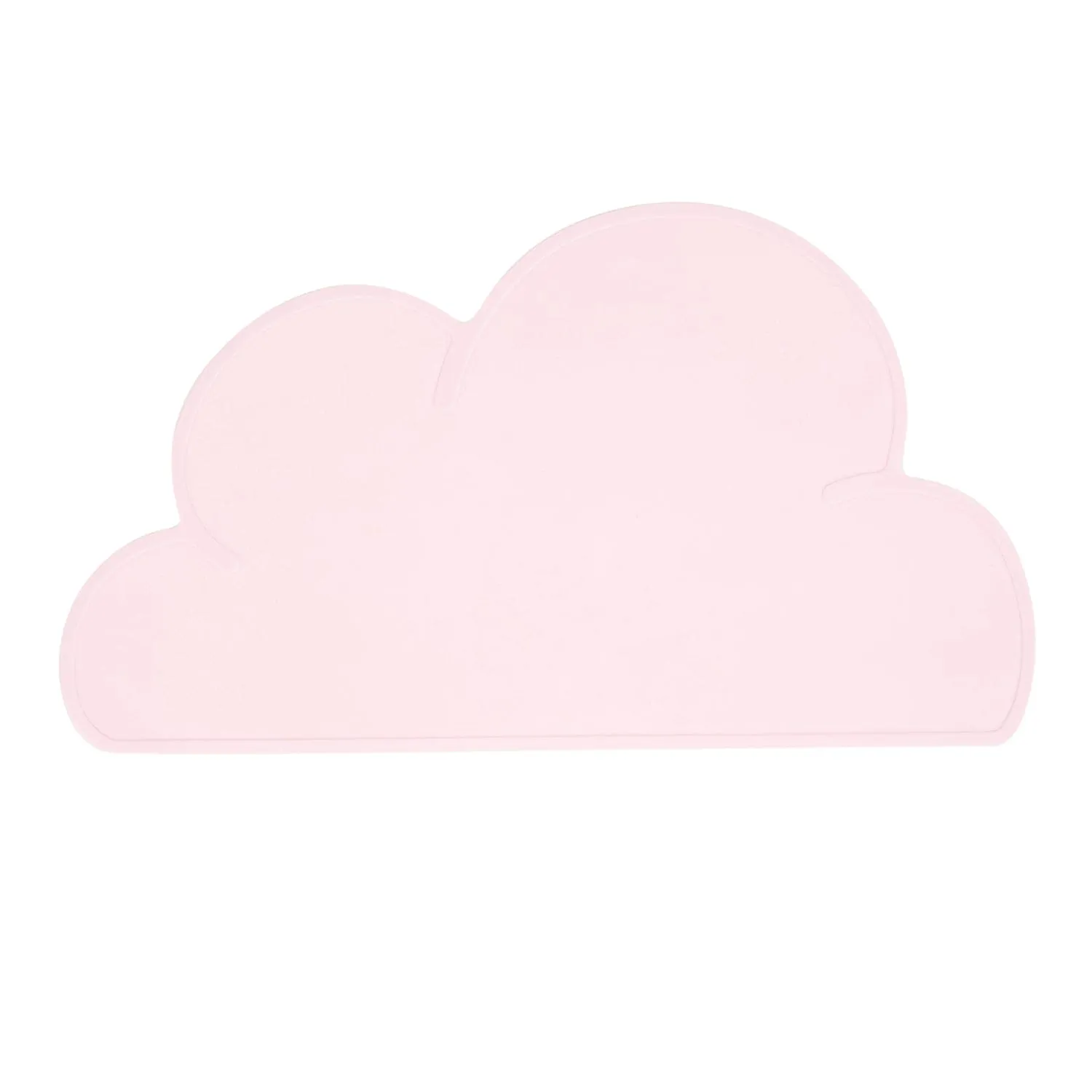 Baby Moo Cloud Shaped Kids Dining Table Silicone Waterproof Placemat - Pink