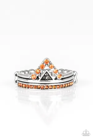 Base Over Apex - Orange Ring - Paparazzi Accessories