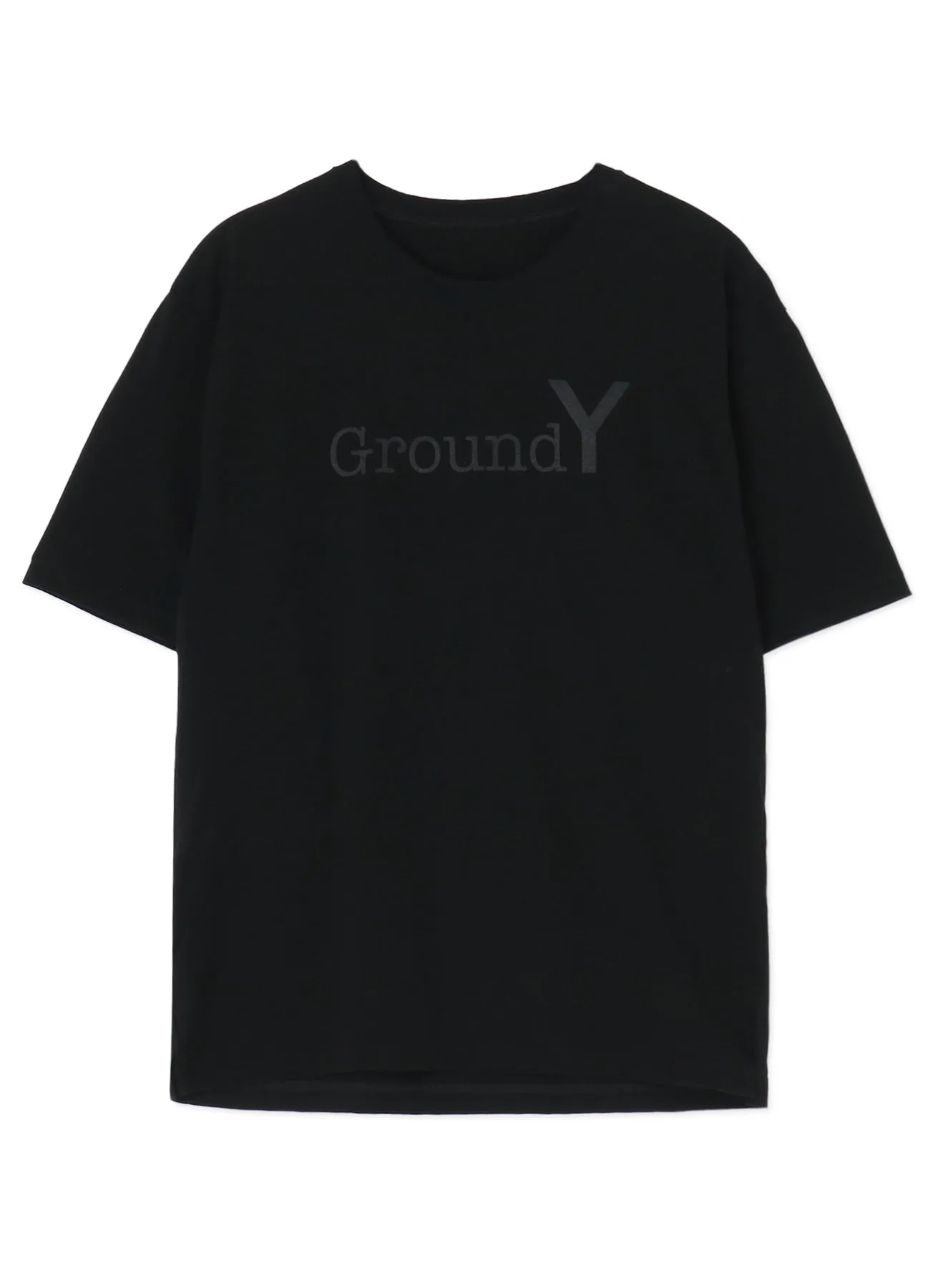 BLACK Ground Y LOGO GRAPHIC PRINT STANDARD T-SHIRT