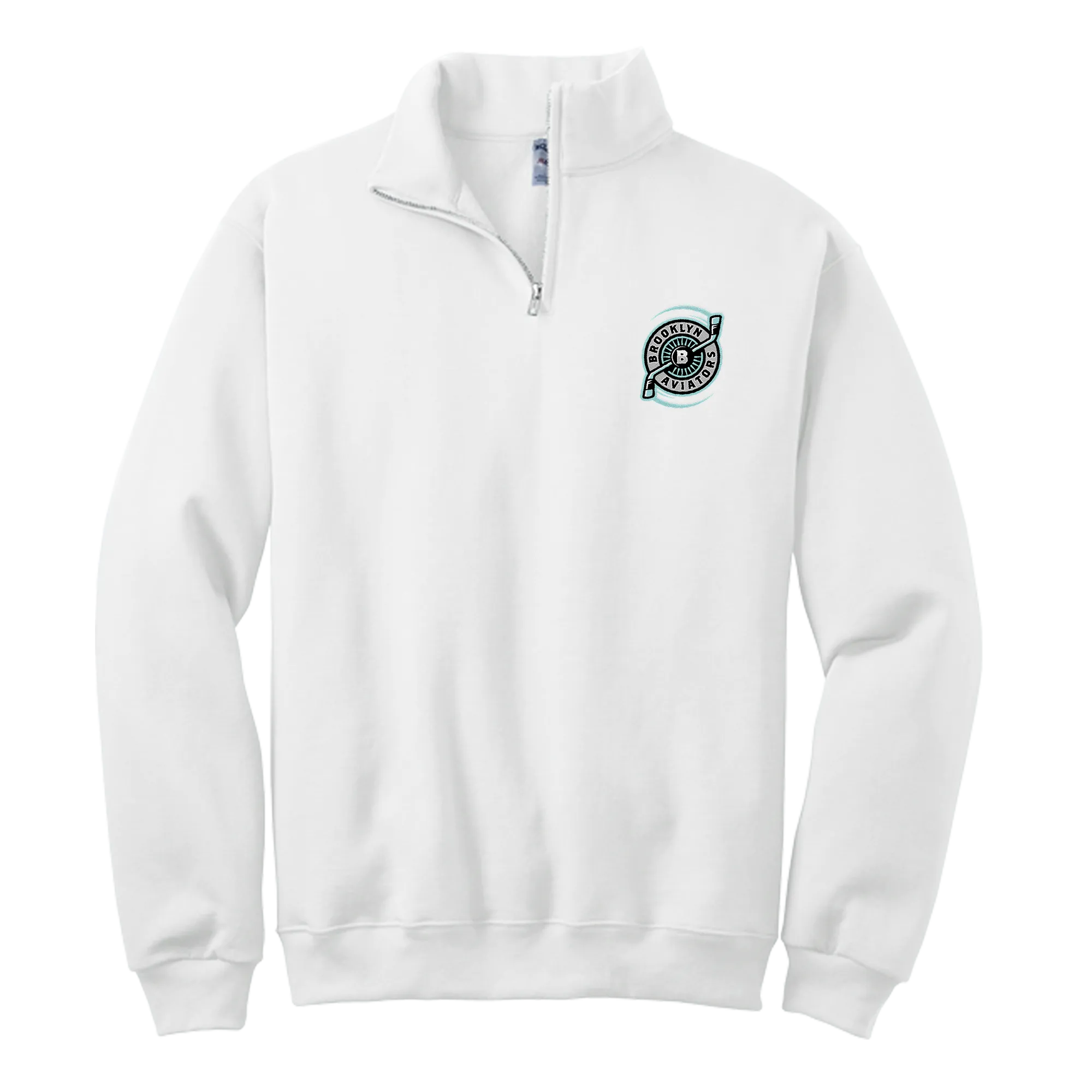 Brooklyn Aviators NuBlend 1/4-Zip Cadet Collar Sweatshirt