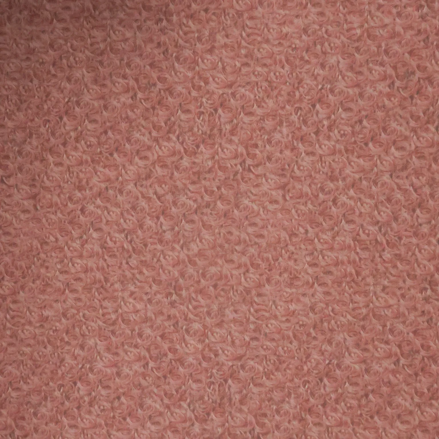 Brown and Burgundy Abstract Silk & Wool Blend Fabric