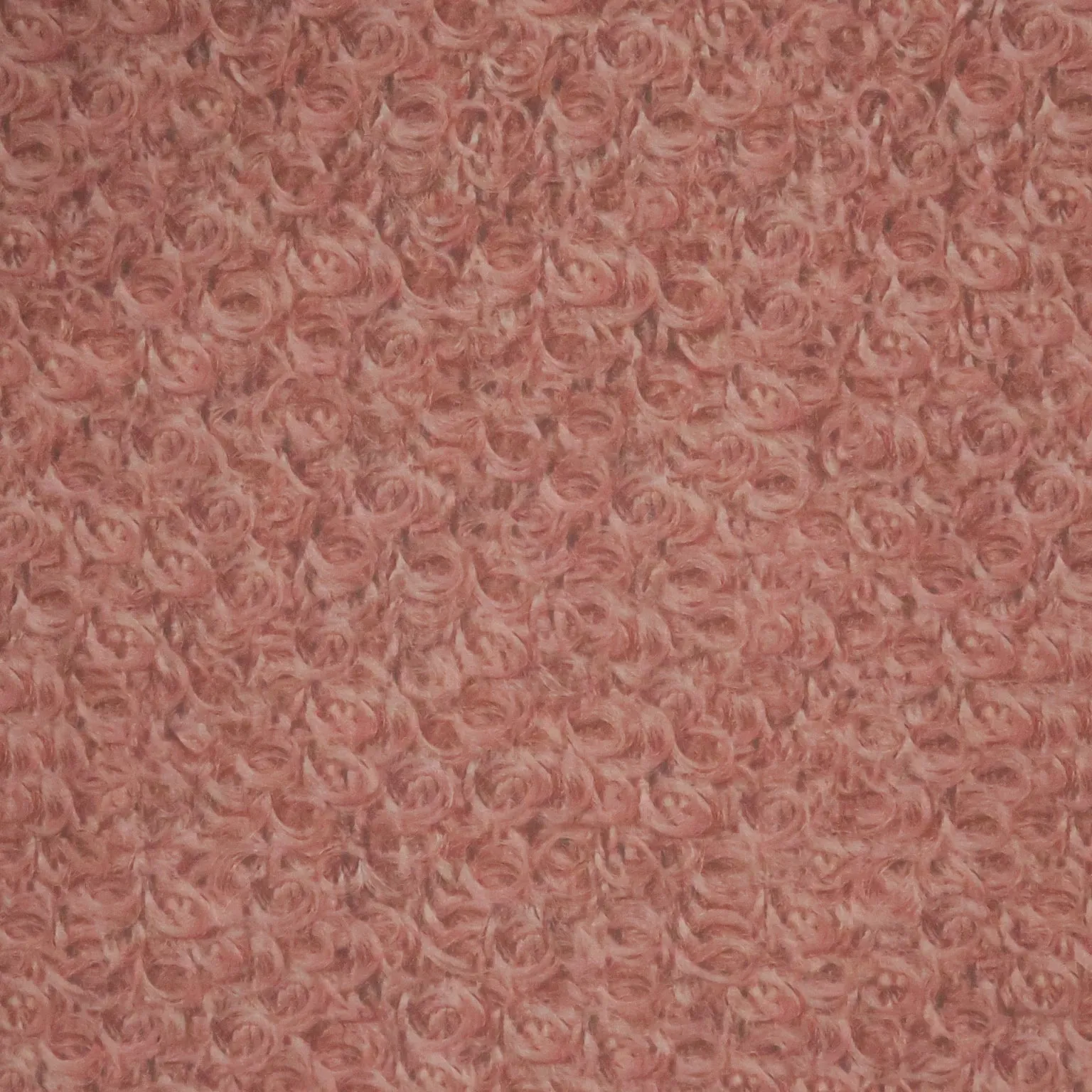 Brown and Burgundy Abstract Silk & Wool Blend Fabric