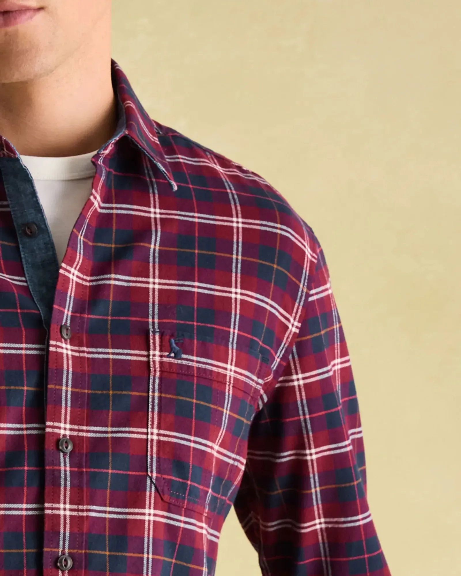 Buchanan Red Soft Brushed Cotton Check Shirt