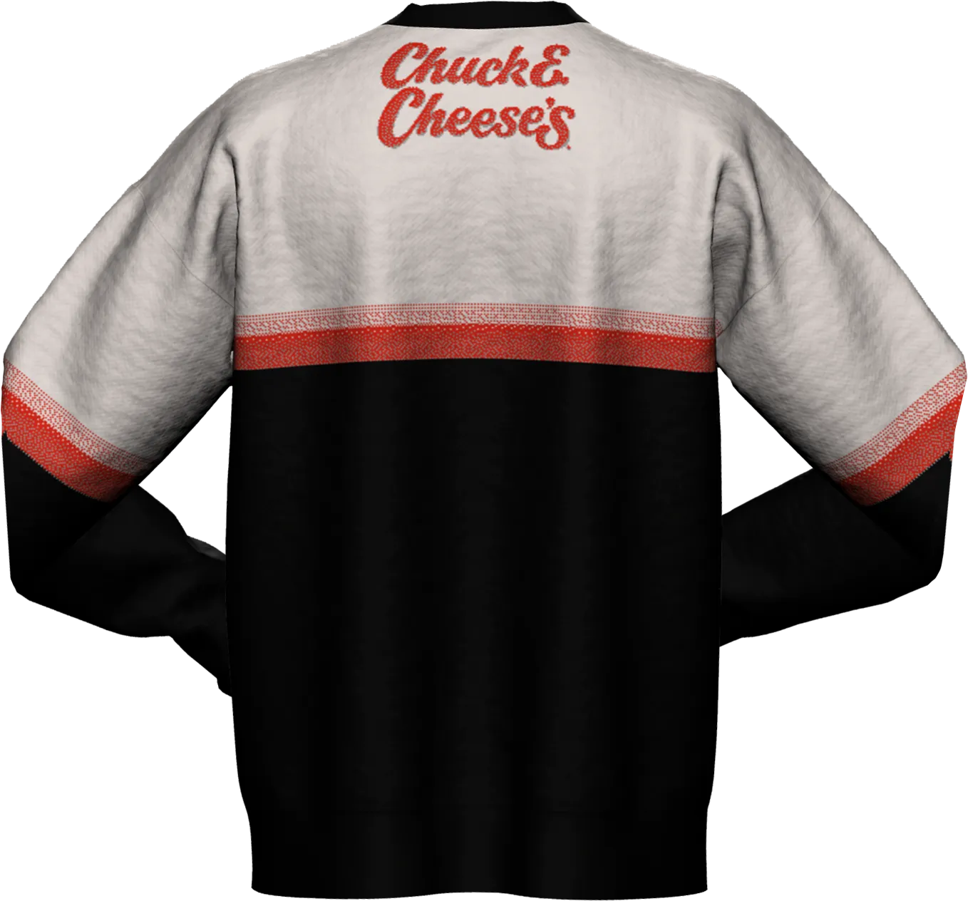 Classic Logo Chuck E. Cheese Knitted Sweater