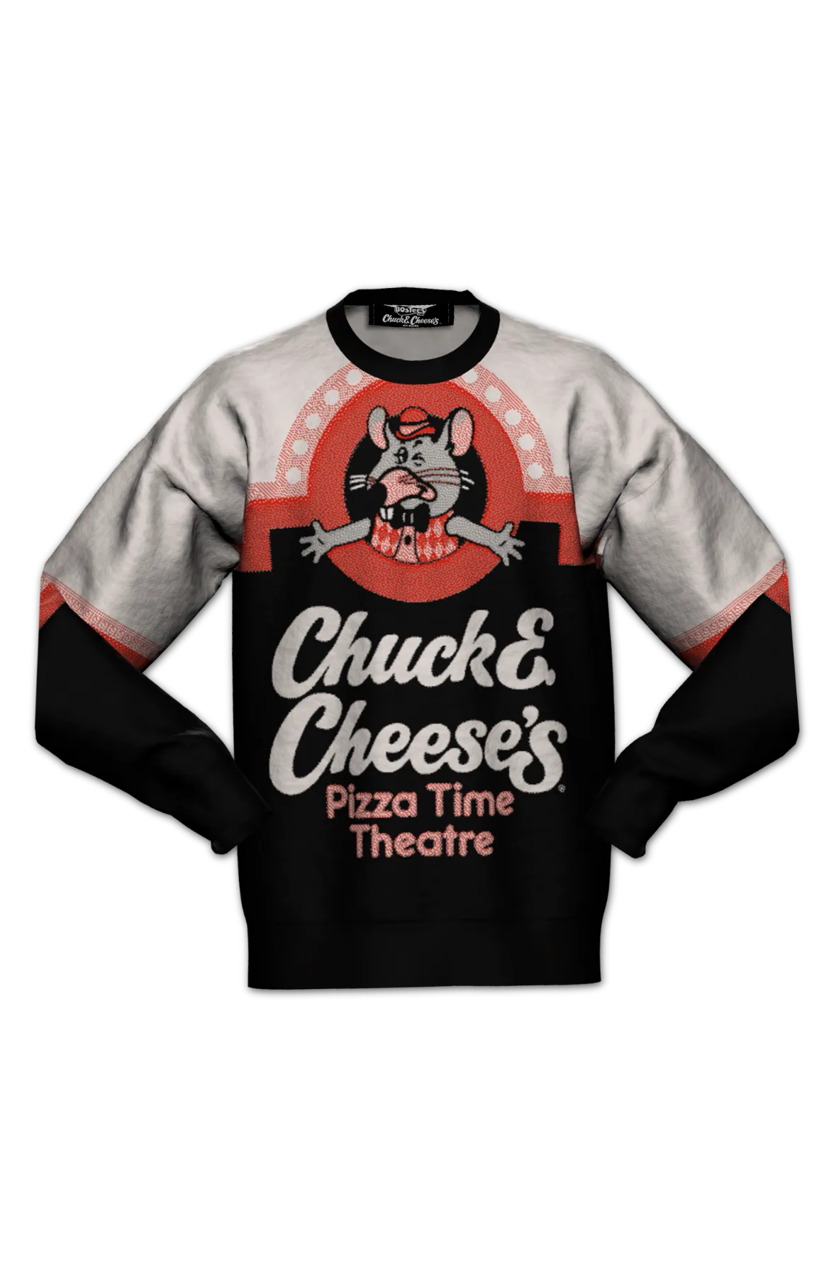Classic Logo Chuck E. Cheese Knitted Sweater