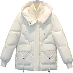 Down Cotton Female Korean Version Outerwear Loose Cotton Coat Winter Thicken Keep Warm Padded Jacket