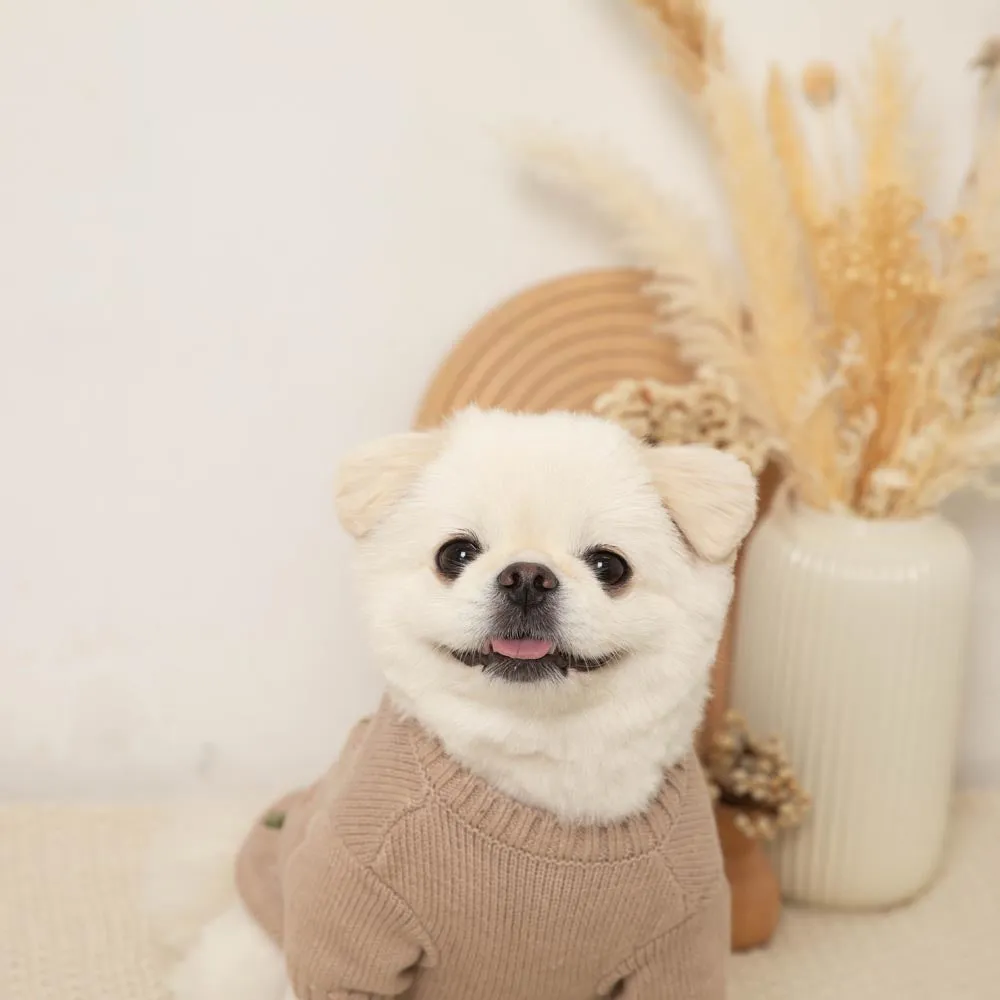 embroidered knit cardigan