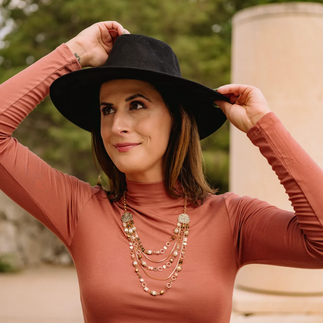 Everyday Charm Turtleneck Top-FINAL SALE
