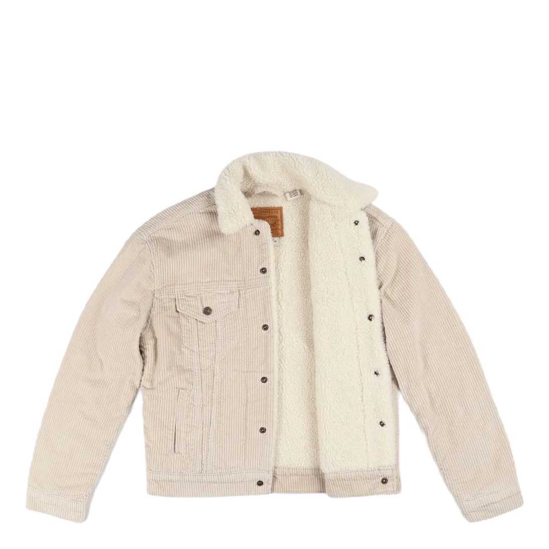 Exbf Sherpa Trucker Pebble Cem Neutrals