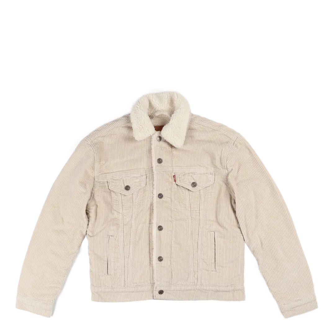 Exbf Sherpa Trucker Pebble Cem Neutrals