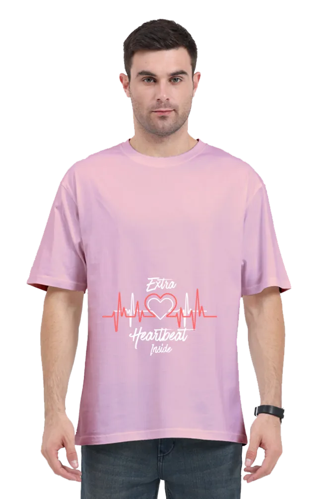 Extra Heartbeat - Oversized Pregnancy T-shirt