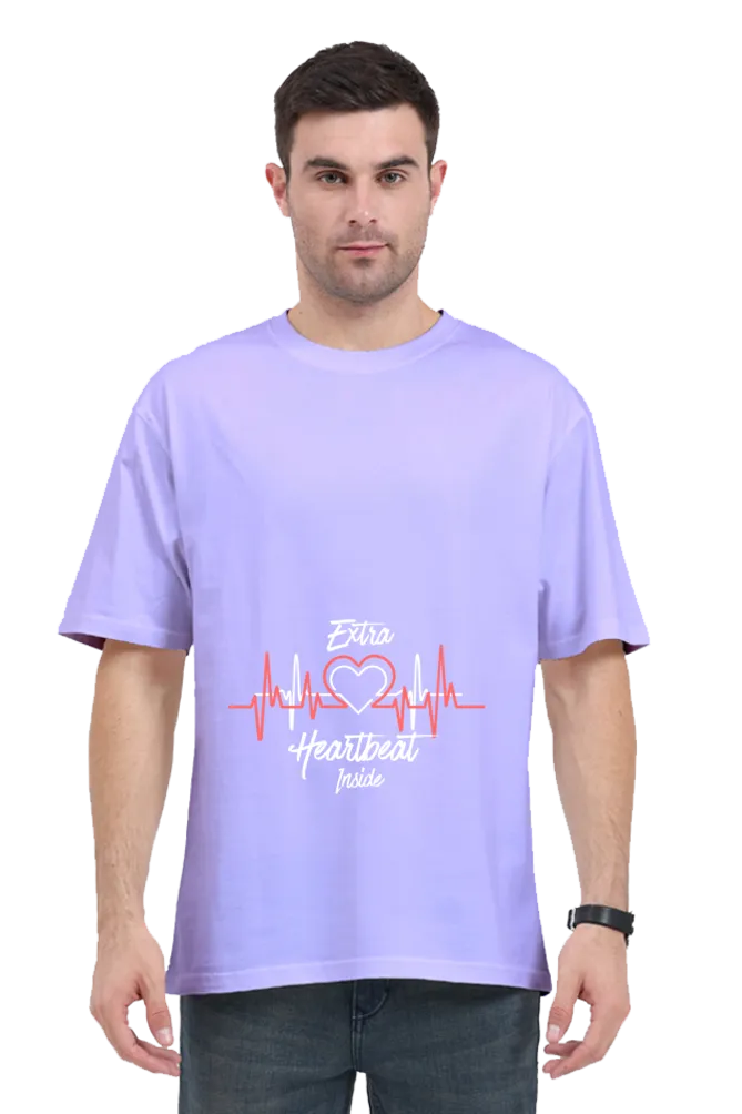 Extra Heartbeat - Oversized Pregnancy T-shirt