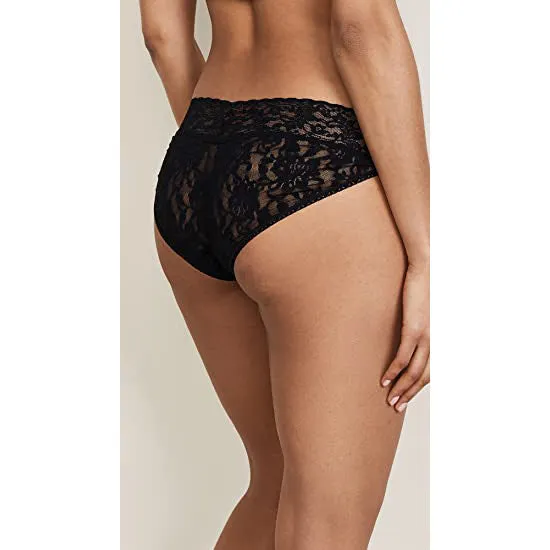 Hanky Panky Women's High-Quality Comfortable V-kini Panty, Black, XL - 482374-BLAC-XL