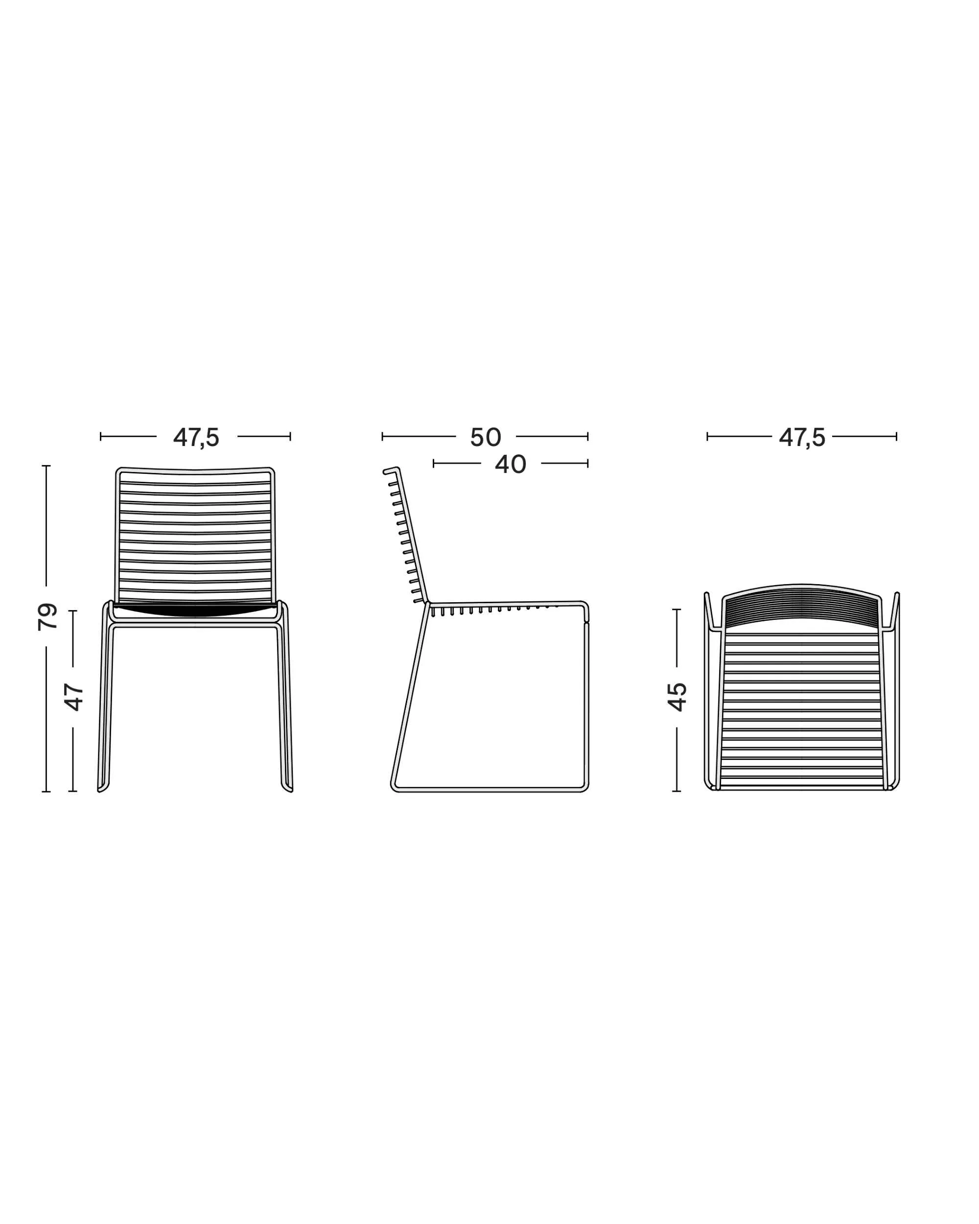 HAY Hee dining chair, white