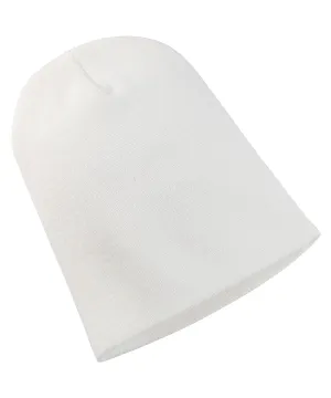 Heavyweight long beanie (1501KC) | White