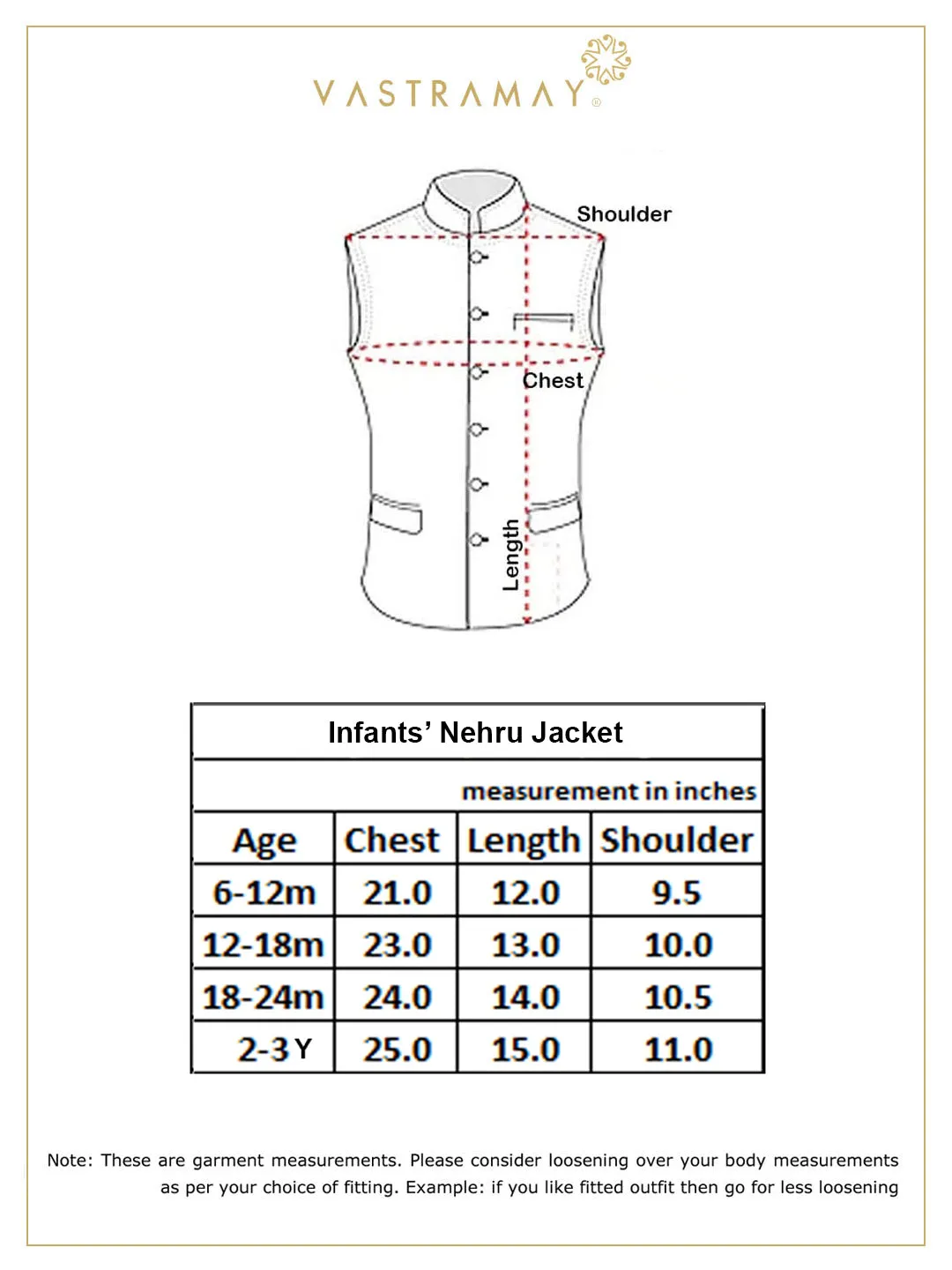 Jashvi Boys Gold-Toned & Maroon Woven Design Nehru Jackets