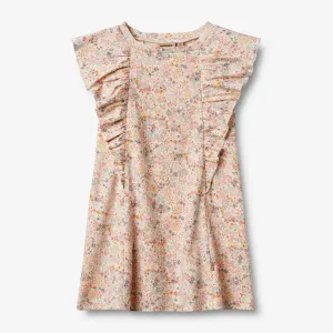Jersey Dress Ruffle Shirley - bright flowers