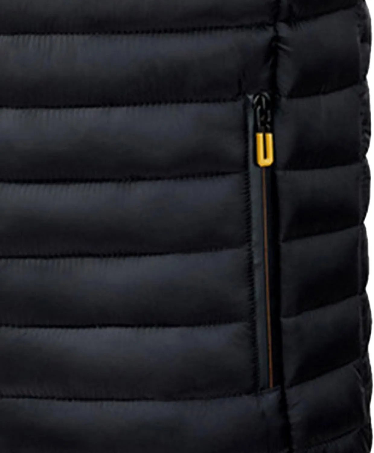 JEsilunmaMY Men's Casual Padded Vest Coats Sleeveless Stand Collar Zip Cotton Vest Jacket Lightweight Packable Puffer Vest