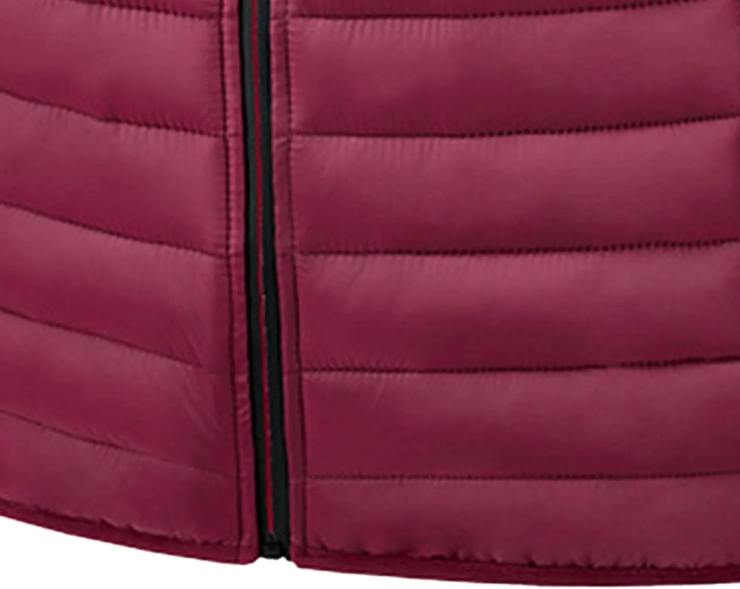JEsilunmaMY Men's Casual Padded Vest Coats Sleeveless Stand Collar Zip Cotton Vest Jacket Lightweight Packable Puffer Vest