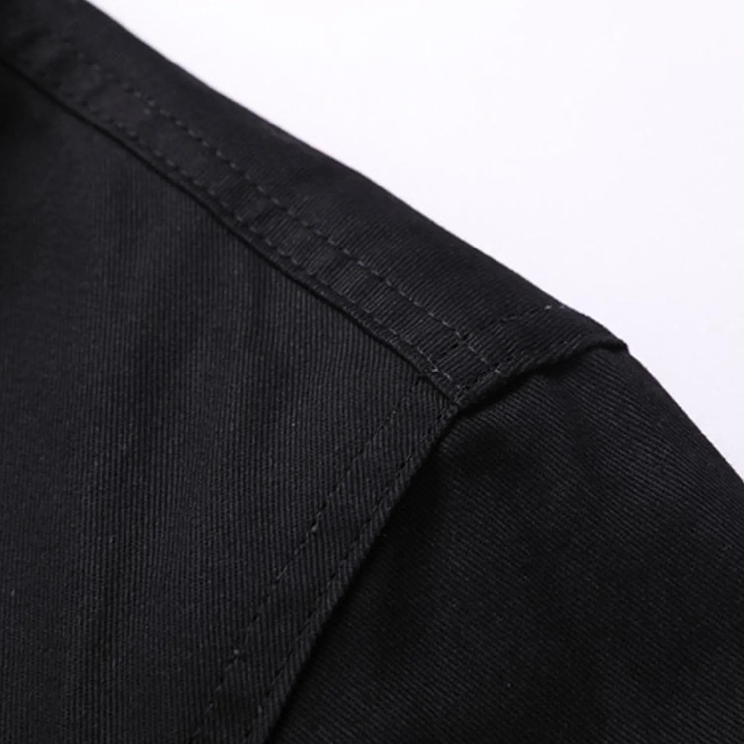 JEsilunmaMY Men's Multi-Pocket Cotton Cargo Jacket Sherpa Lined Casual Shacket Jackets Button Down Warm Winter Padded Coats