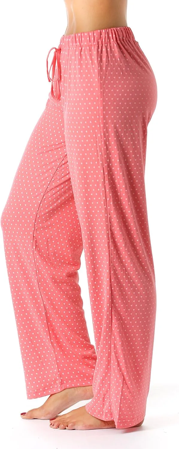 Just Love Silky Soft Women Pajama Pants with Stretch PJs Sleepwear