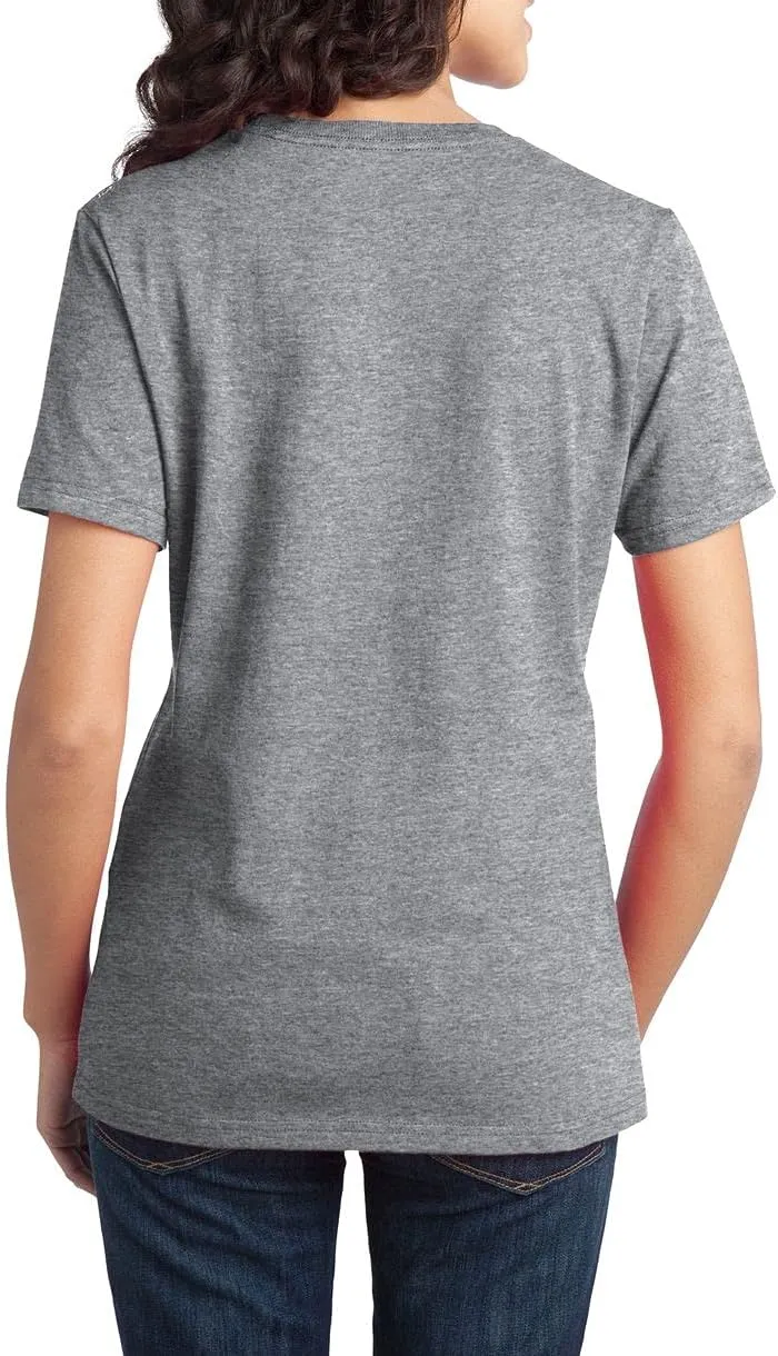 JustBlanks Womens Perfect Durable Short Sleeves T-Shirts 100% Cotton Ring Spun Tee