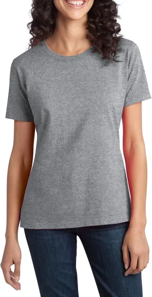 JustBlanks Womens Perfect Durable Short Sleeves T-Shirts 100% Cotton Ring Spun Tee