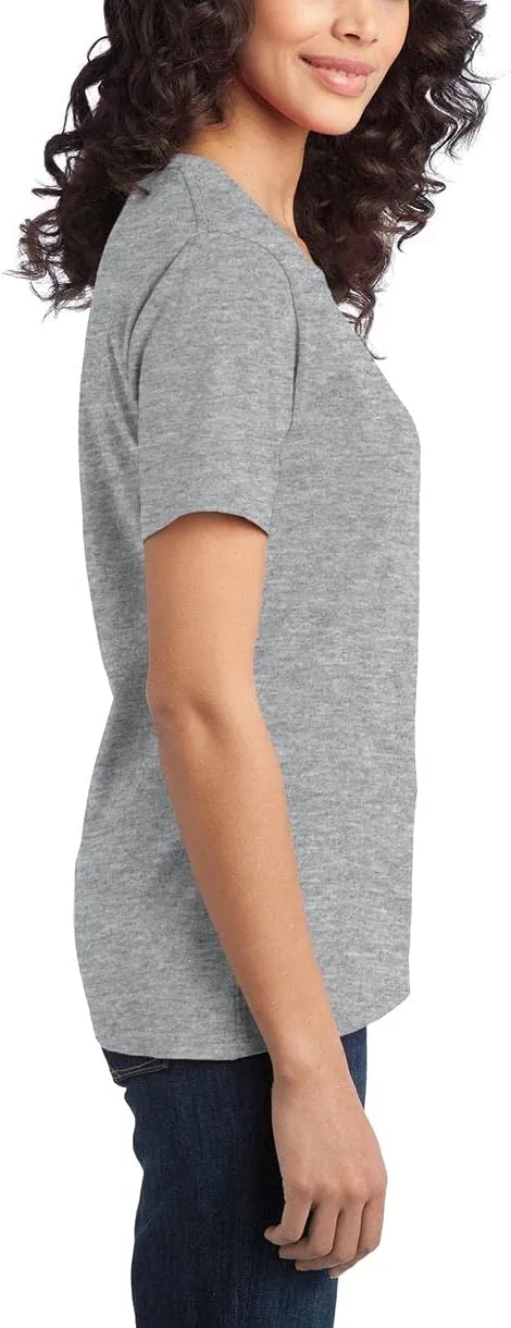 JustBlanks Womens Perfect Durable Short Sleeves T-Shirts 100% Cotton Ring Spun Tee