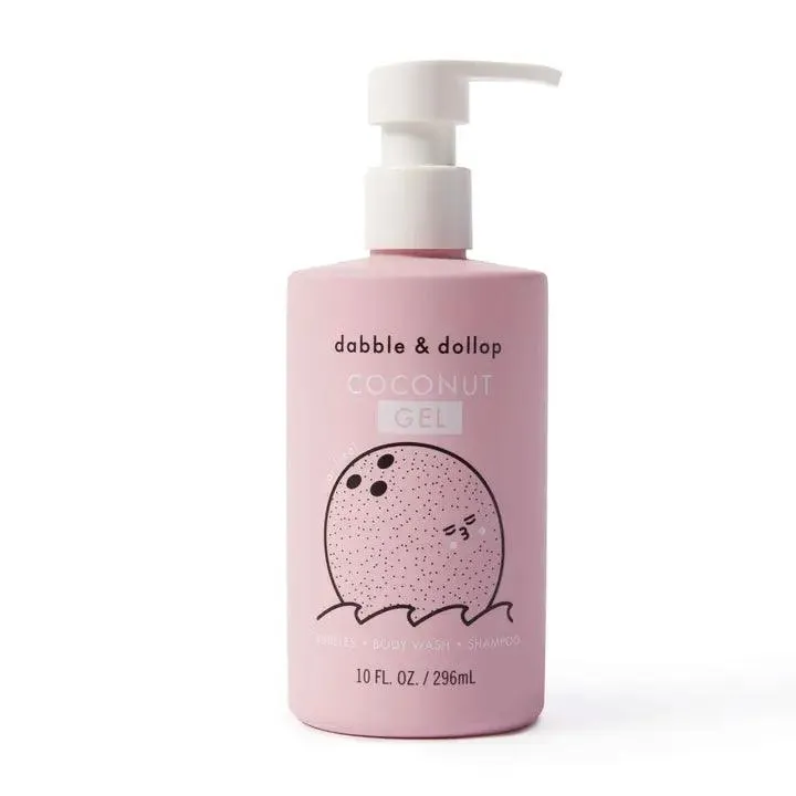 Kids Bath | Tear Free Shampoo and Wash- Coconut | Dabble and Dollop