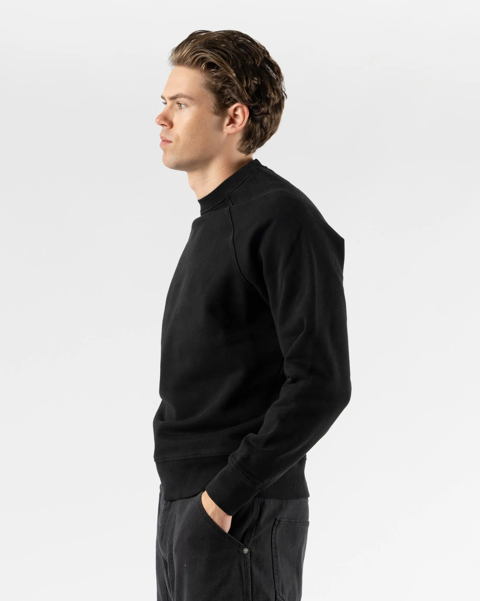 Knickerbocker Arctic Knit Crew in Black