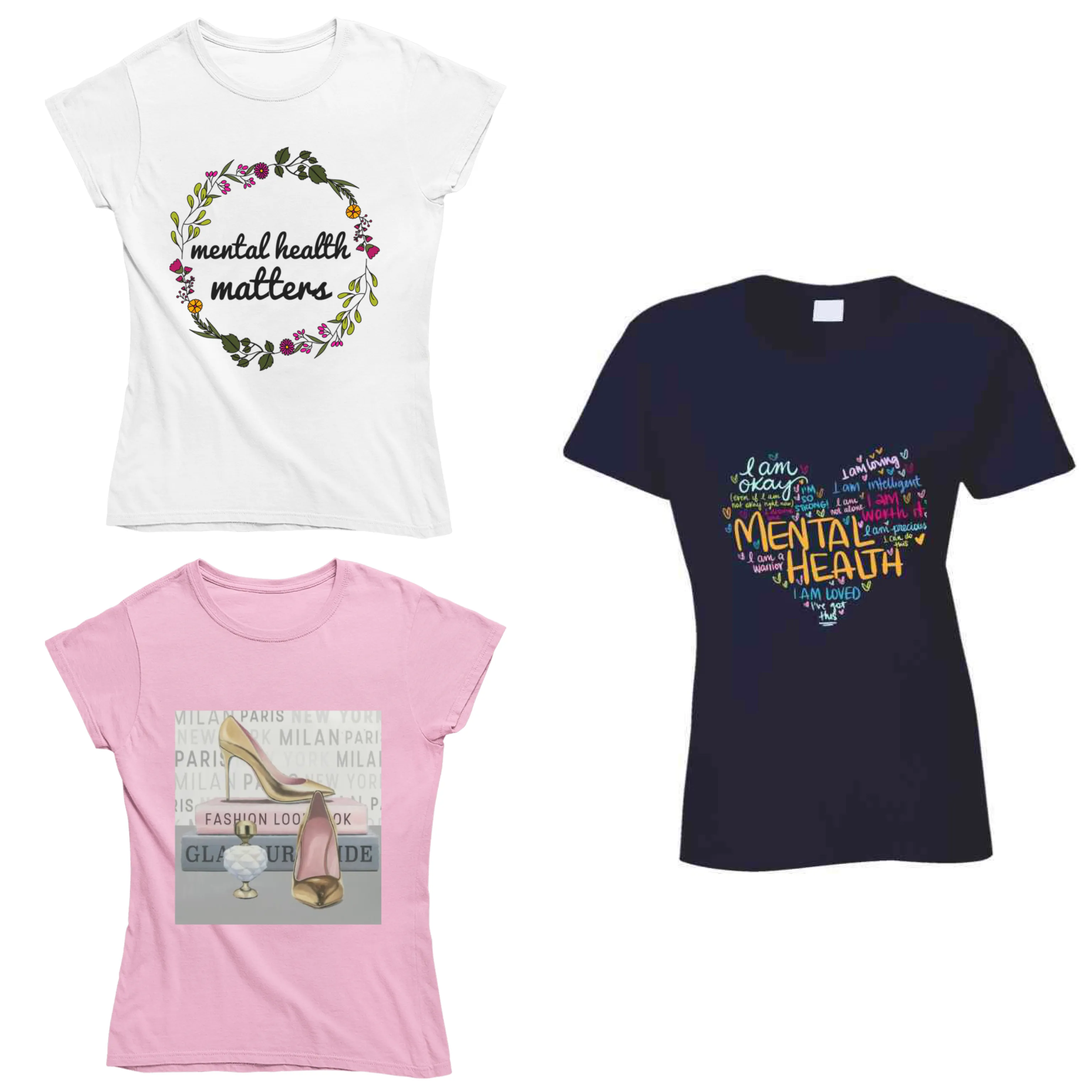 Ladies Cotton T-shirts, Size XLarge