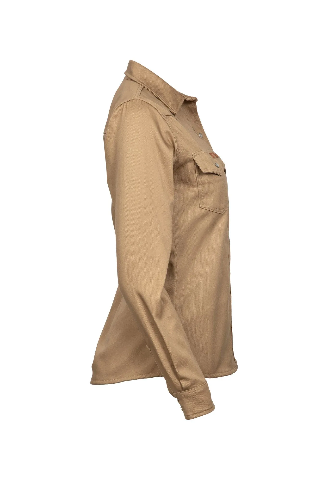 Ladies FR Welding Shirts | 9oz. 100% Cotton | Khaki