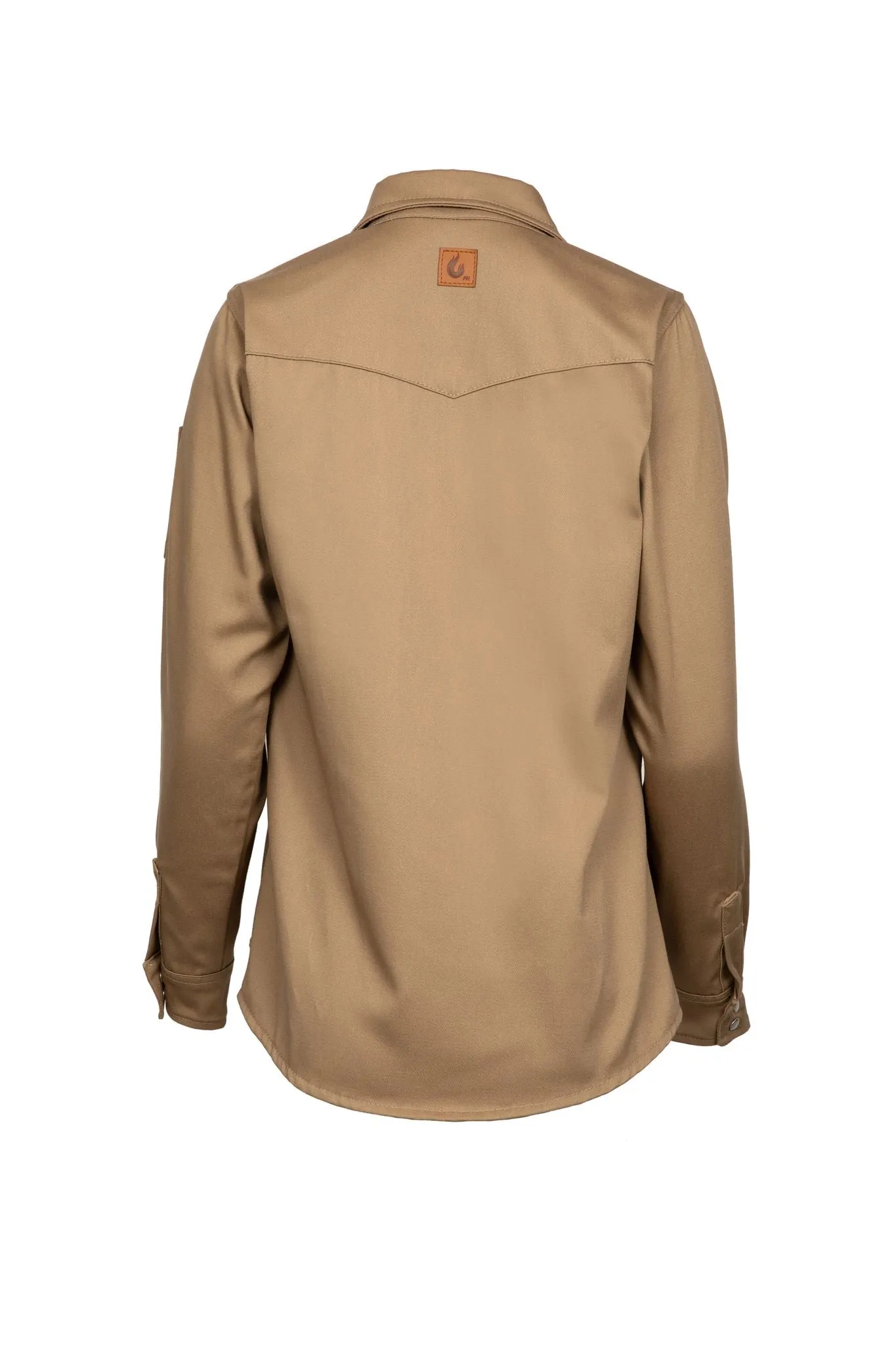 Ladies FR Welding Shirts | 9oz. 100% Cotton | Khaki