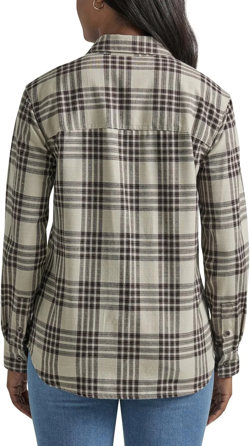 Lee Women's Legendary Long Sleeve All Purpose Button Down Shirt