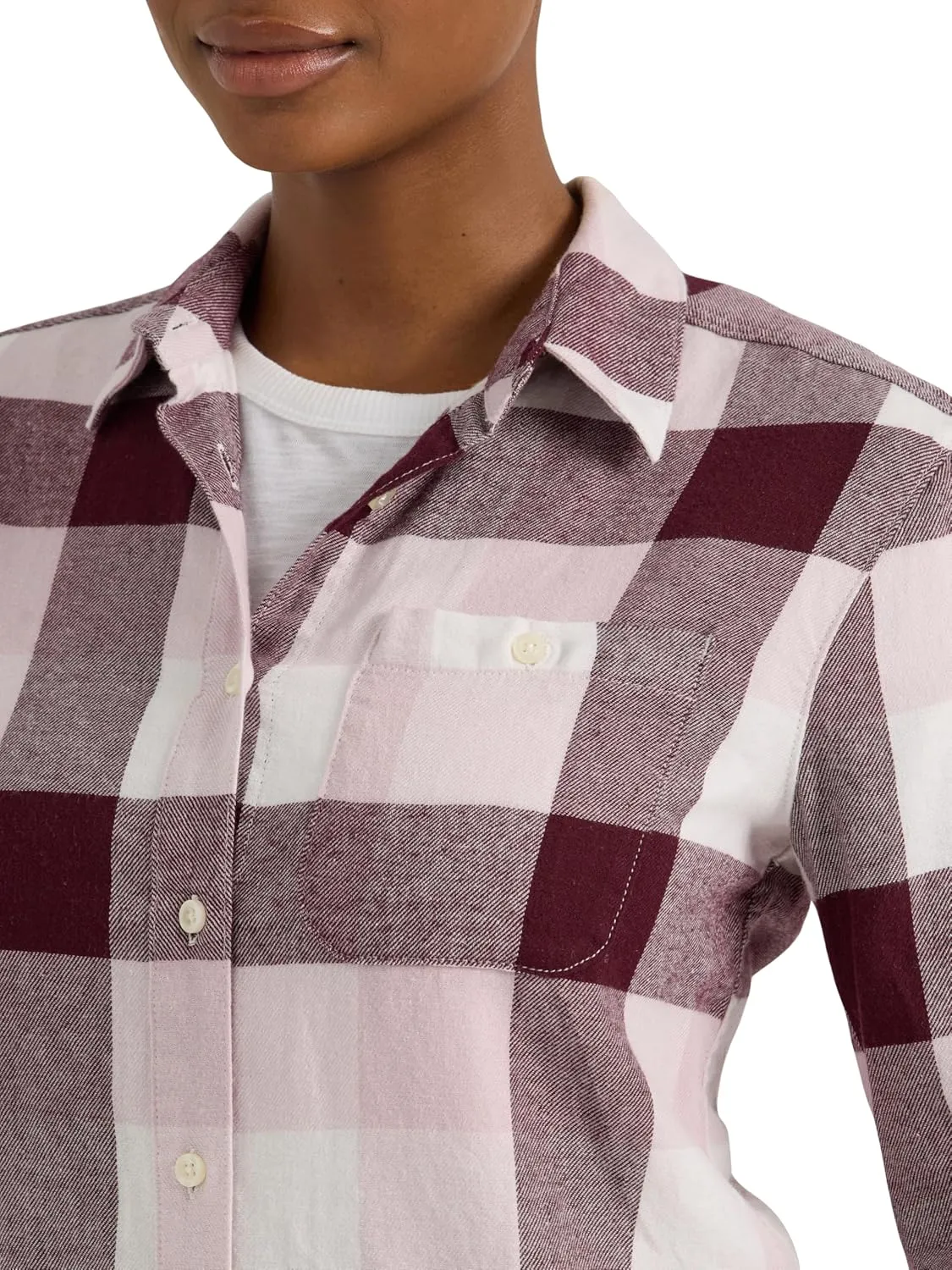 Lee Women's Legendary Long Sleeve All Purpose Button Down Shirt