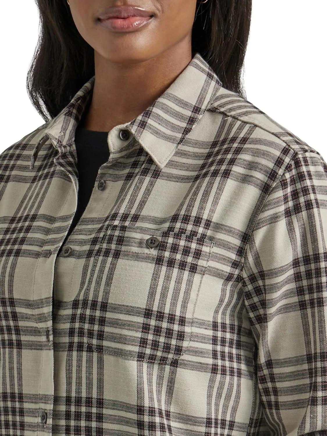 Lee Women's Legendary Long Sleeve All Purpose Button Down Shirt